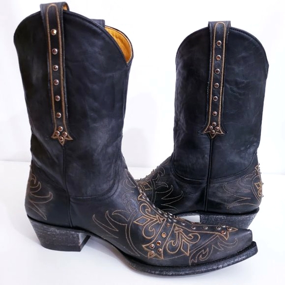 OLD GRINGO MILAGROS CROSS BOOTS WITH CRYSTALS - Picture 6 of 9